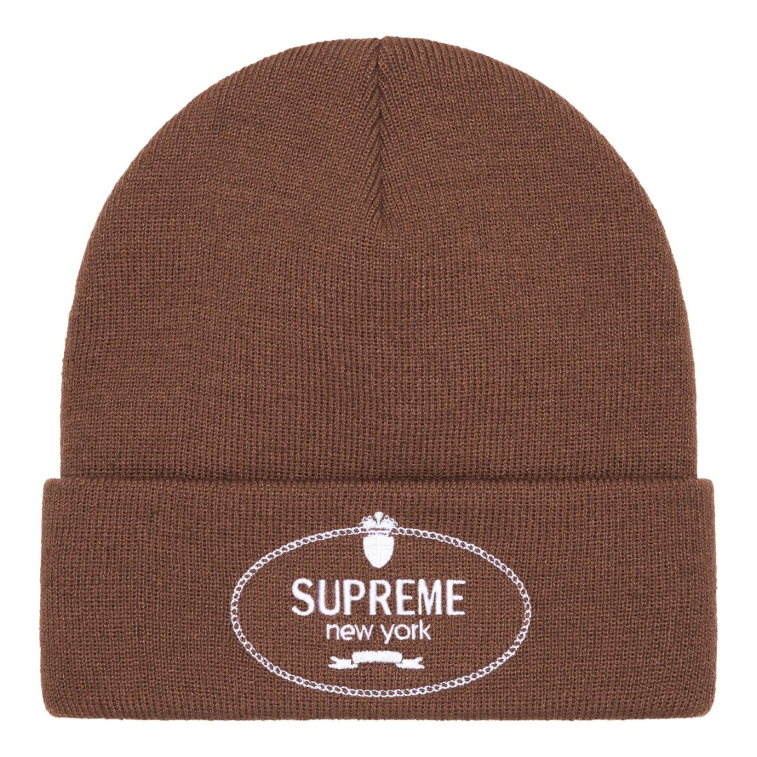 Supreme Crest Beanie (Brown)