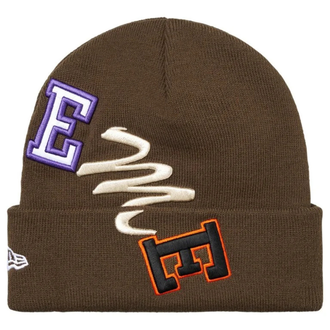 Supreme New Era Arc Beanie (FW26)(Brown)