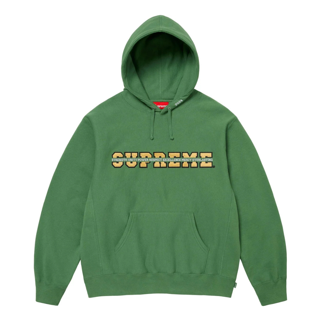 Supreme Collegiate Acronym Hoodie (Green)