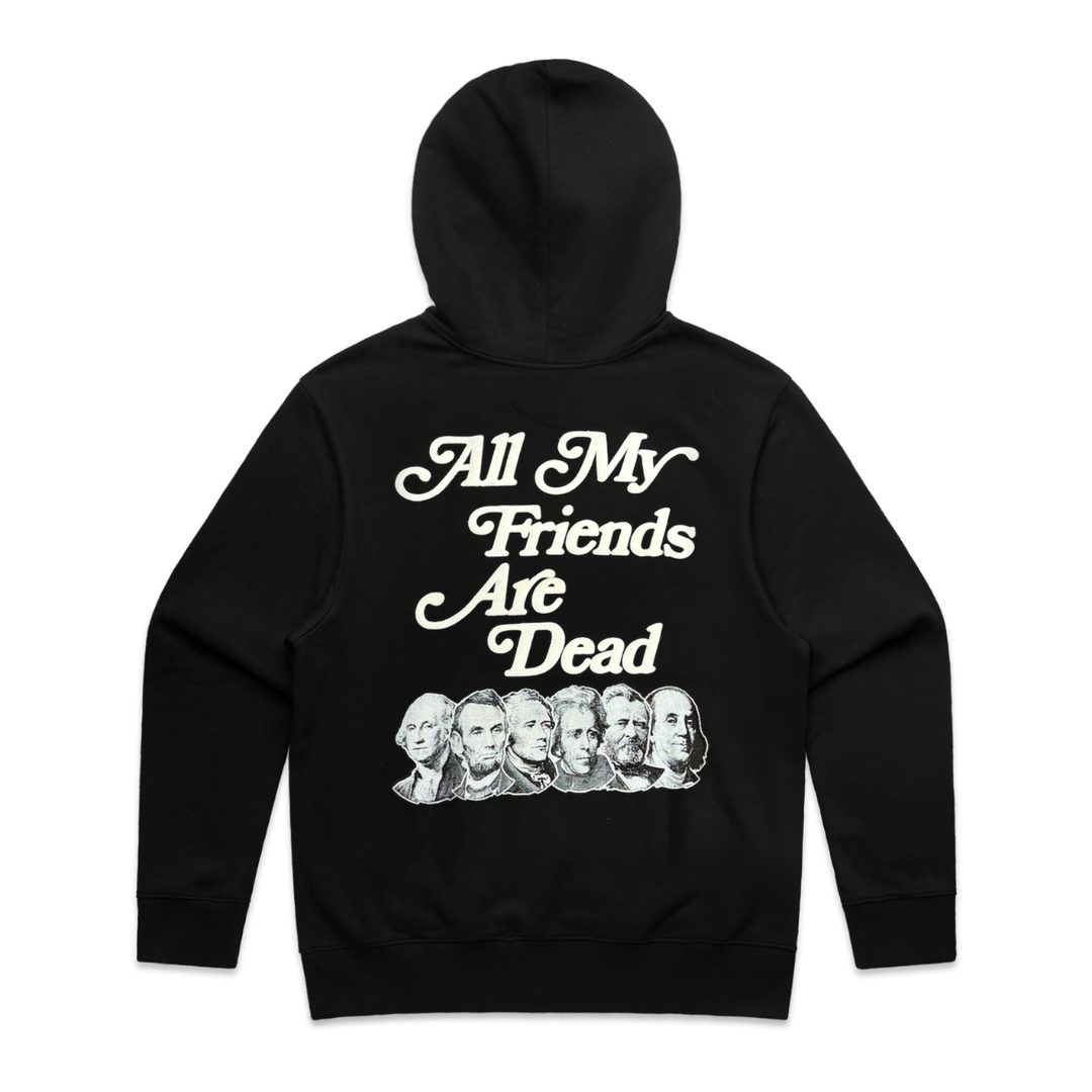 All Cash Friends Hoodie (Black/White)