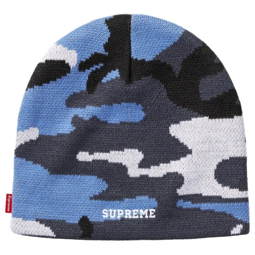 Supreme Nike Oval Beanie (FW26)(Blue Camo)