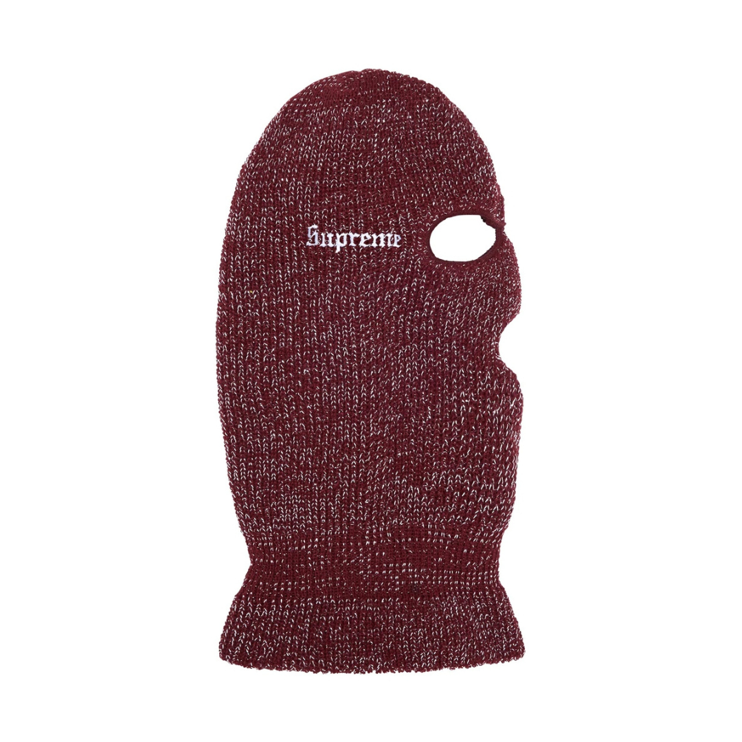 Supreme Lurex Balaclava (Burgundy)