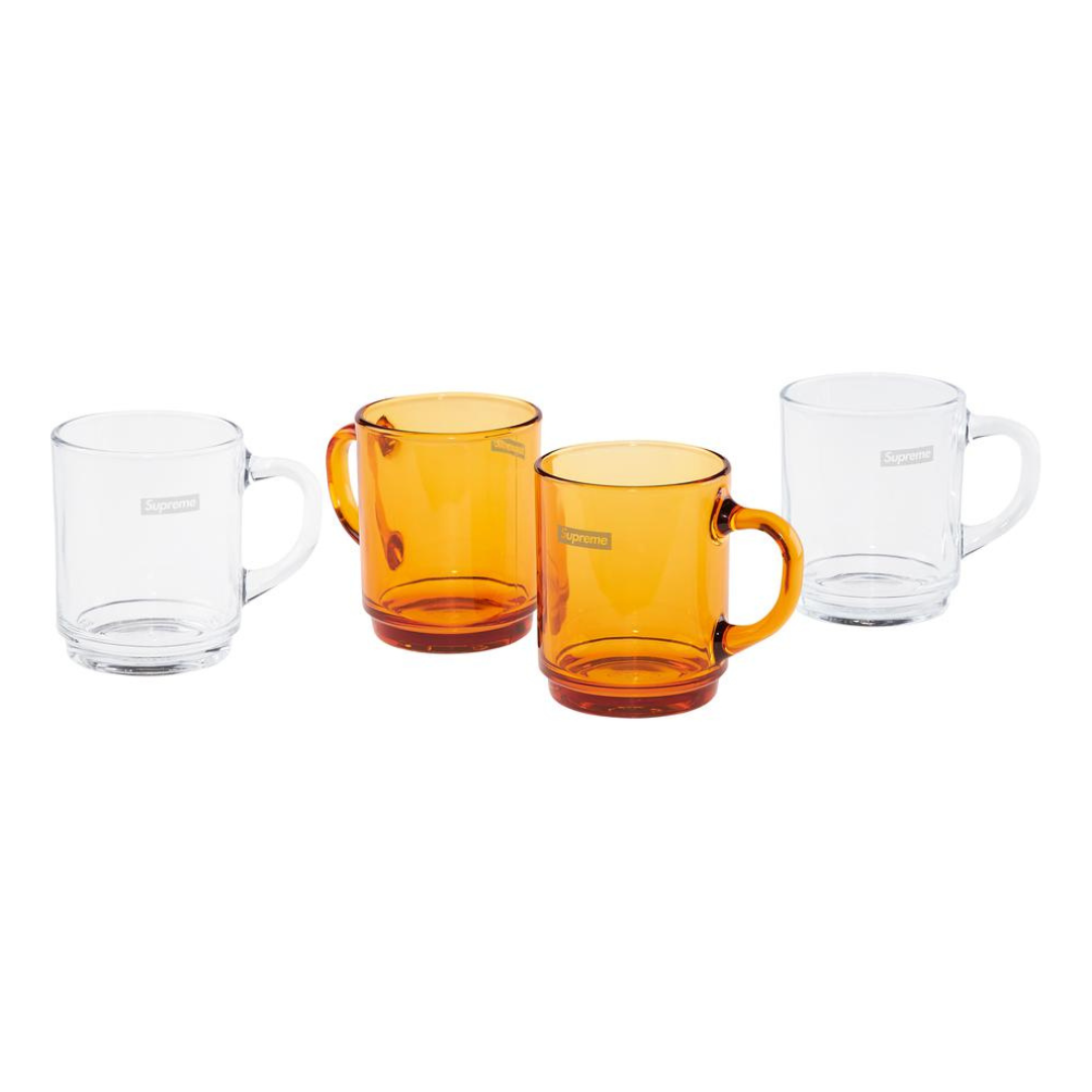 Supreme Duralex Mugs (Set of 6)(Amber)