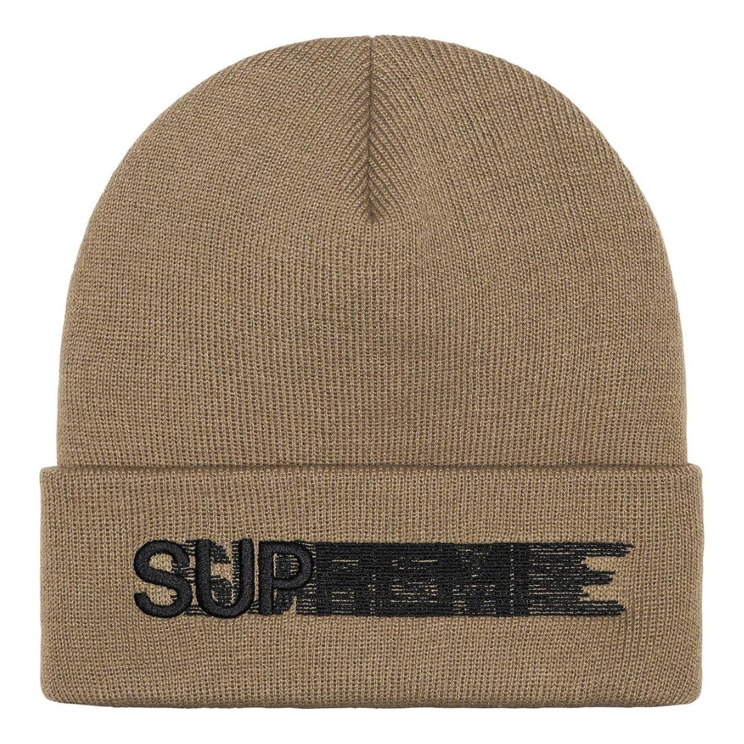 Supreme Motion Logo Beanie (SS23)(Taupe)