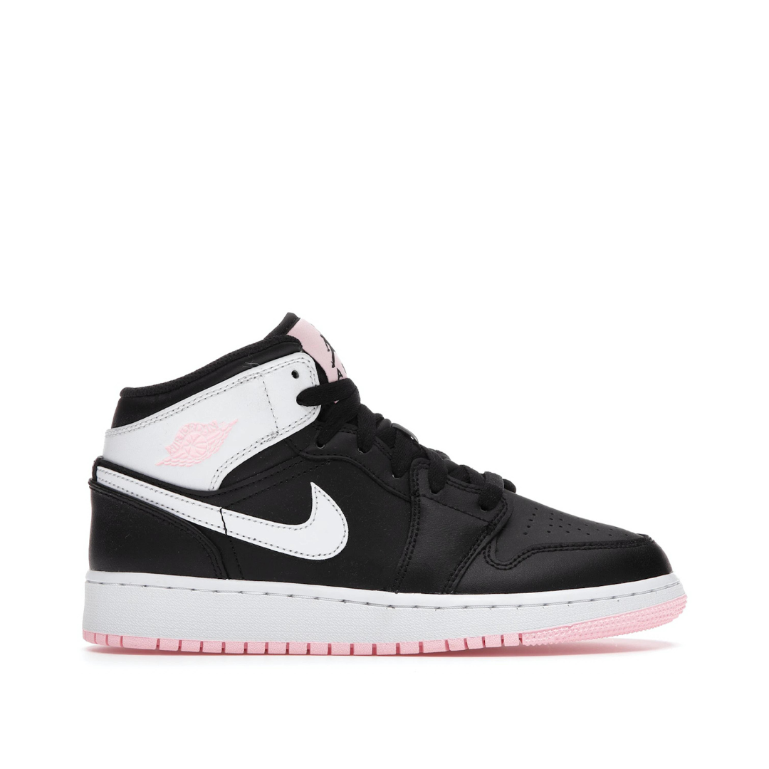 Air Jordan 1 Mid Arctic Pink Black (GS)