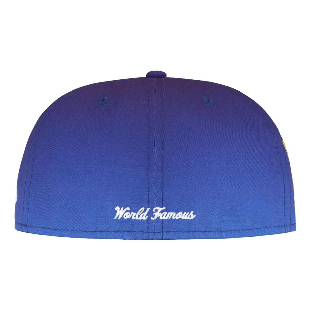 Supreme Gradient Box Logo New Era Fitted (Blue)