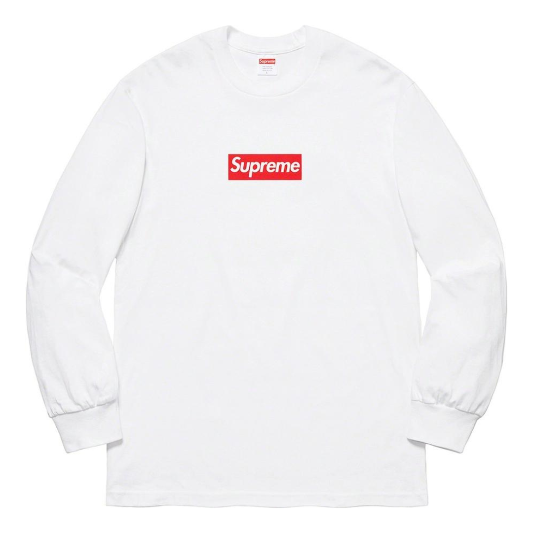 Supreme Box Logo L/S Tee (White)