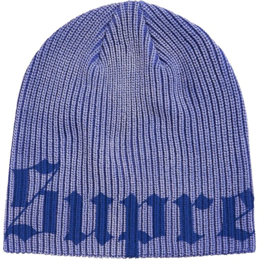 Supreme Old English Printed Beanie (SS26)(Blue)
