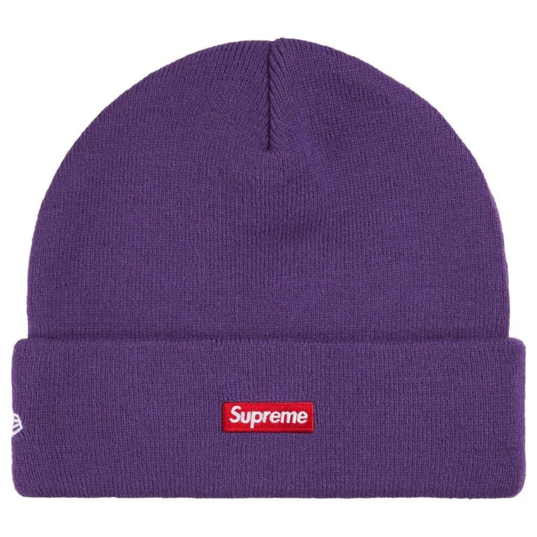 Supreme New Era Devil S Logo Beanie (Purple)