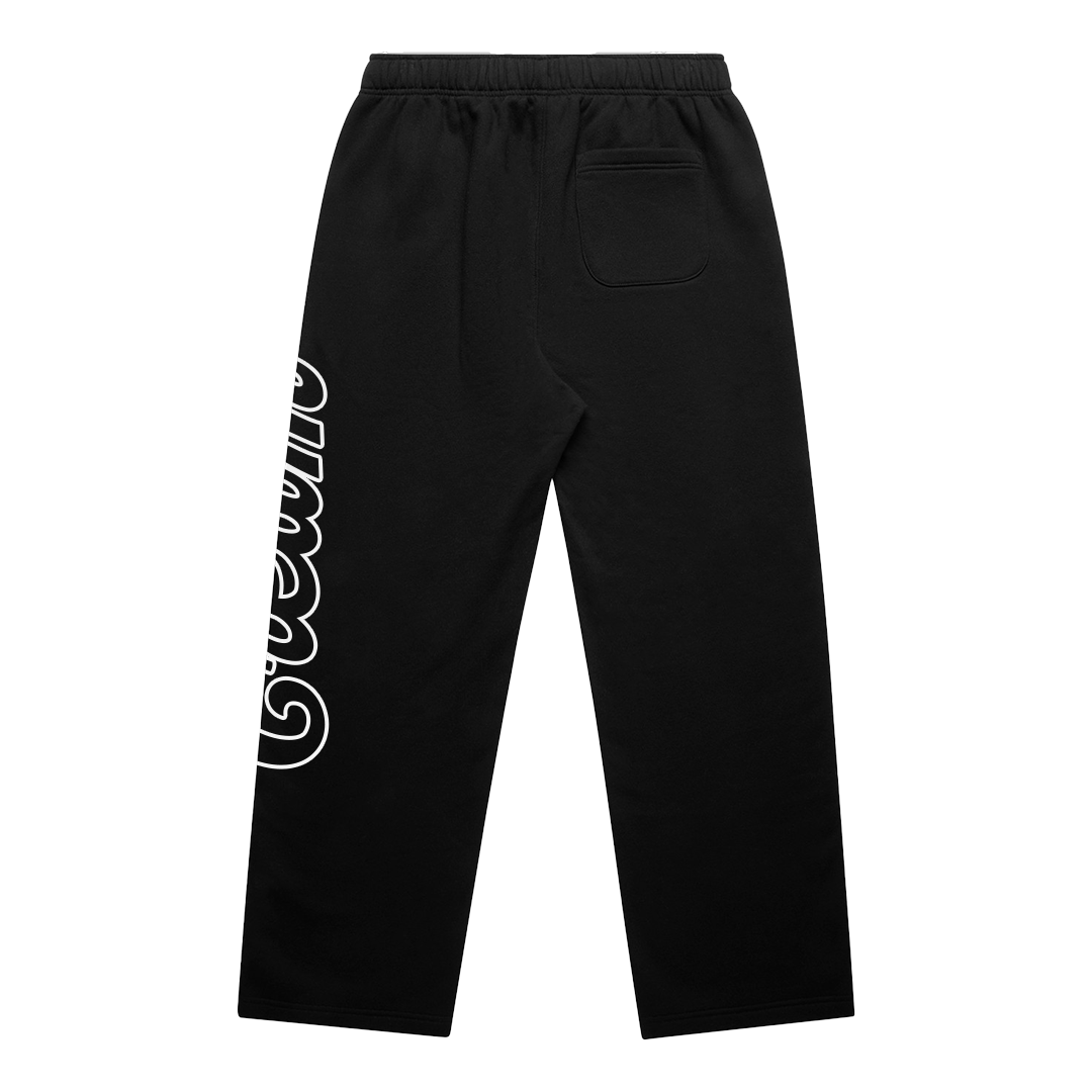 Cream The World Is Yours Cuffless Pants (Black)