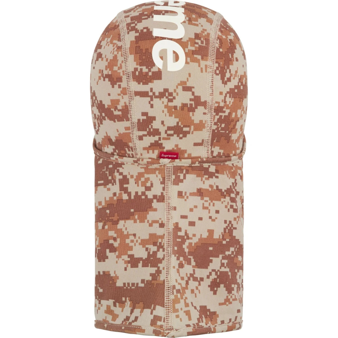 Supreme Heat Reactive Digi Camo Balaclava (Brown)