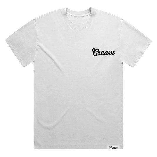 Cream World Series Tee (Faded White)