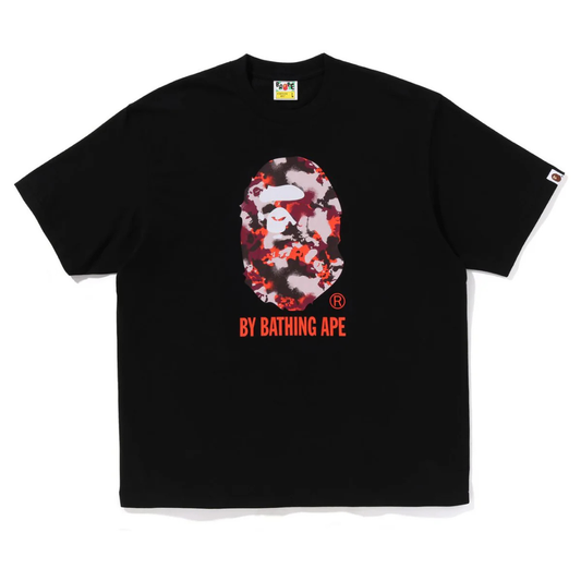Bape Map Camo By Bathing Ape Relaxed Fit Tee (Black)