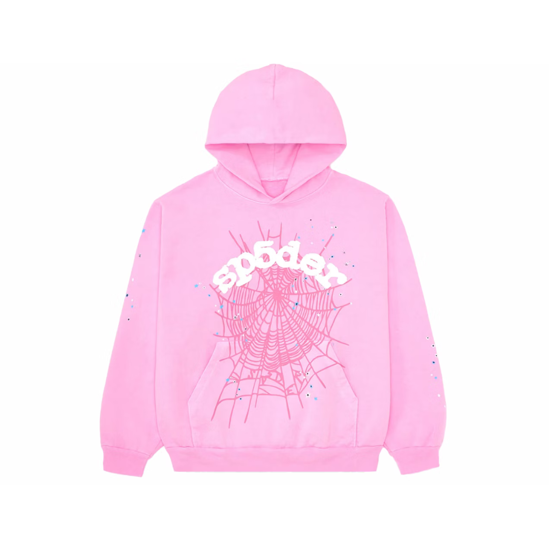 Sp5der Web OG Hoodie (Pink)(Brand New With Defects)