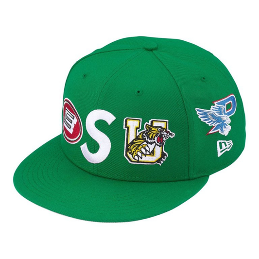 Supreme Mascots S Logo New Era 59Fifty Fitted Hat (Green)