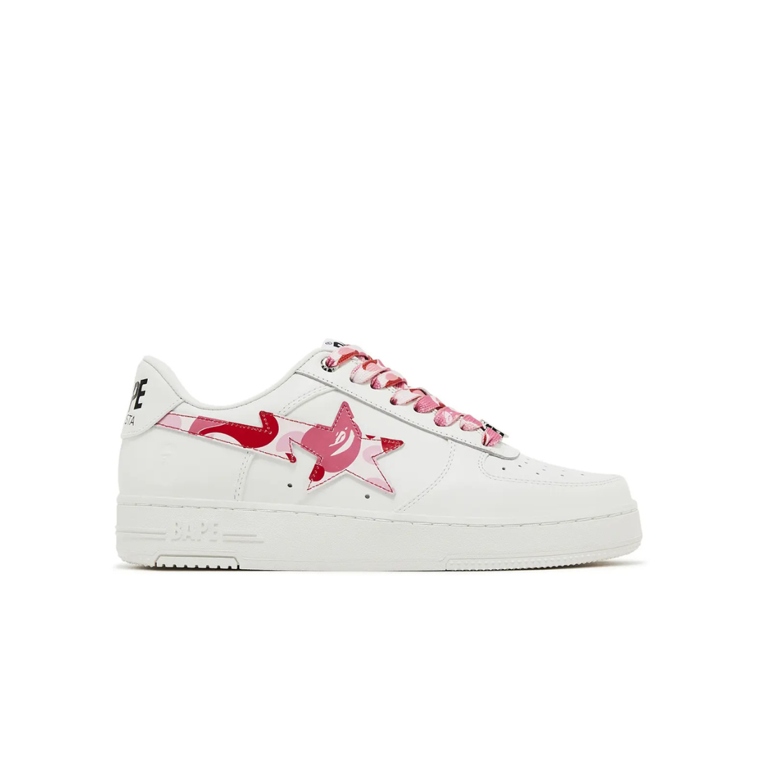 A Bathing Ape Bape Sta Low ABC Camo (White/Pink) (2025)