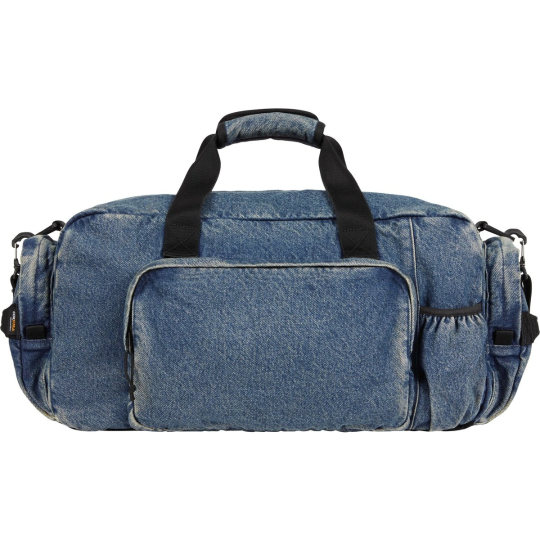 Supreme Denim Duffle Bag (Washed Indigo)