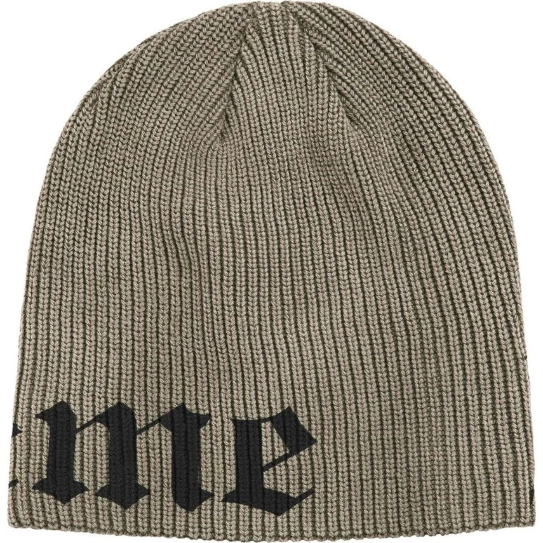 Supreme Old English Printed Beanie (SS26)(Green)