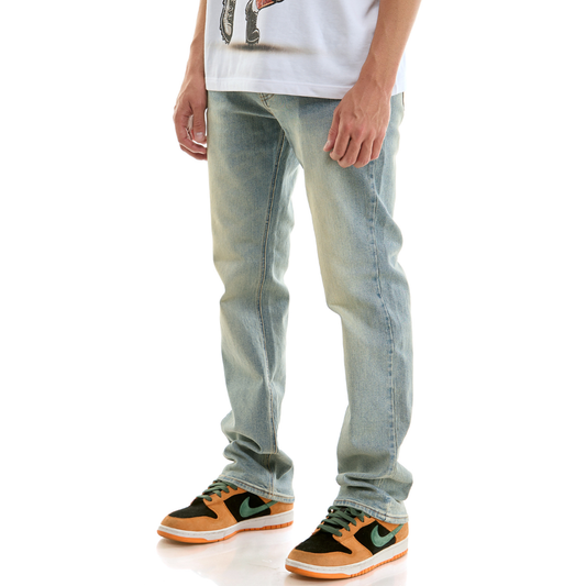 KDNK Slim Straight Denim Jeans (Blue)(103)