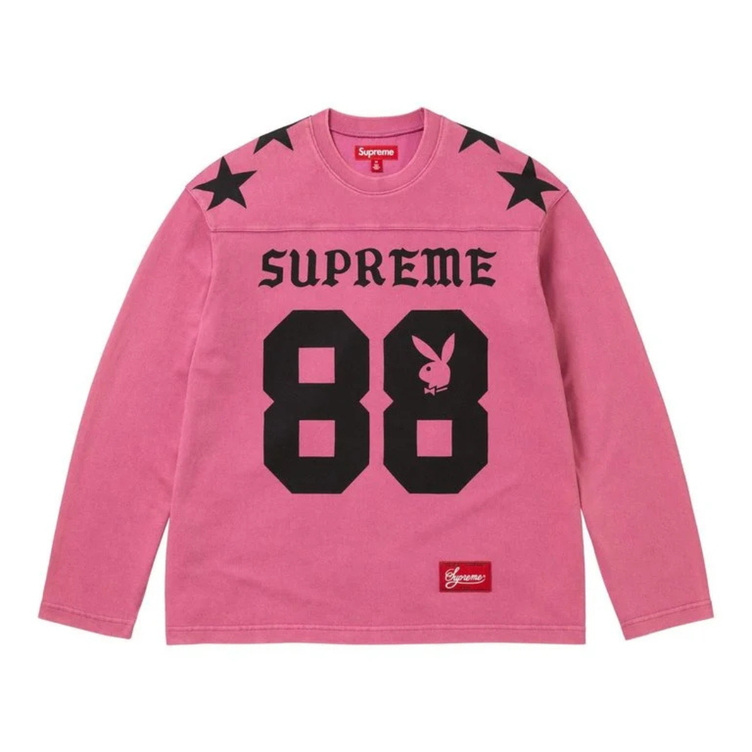 Supreme Playboy L/S Football Top (Pink)