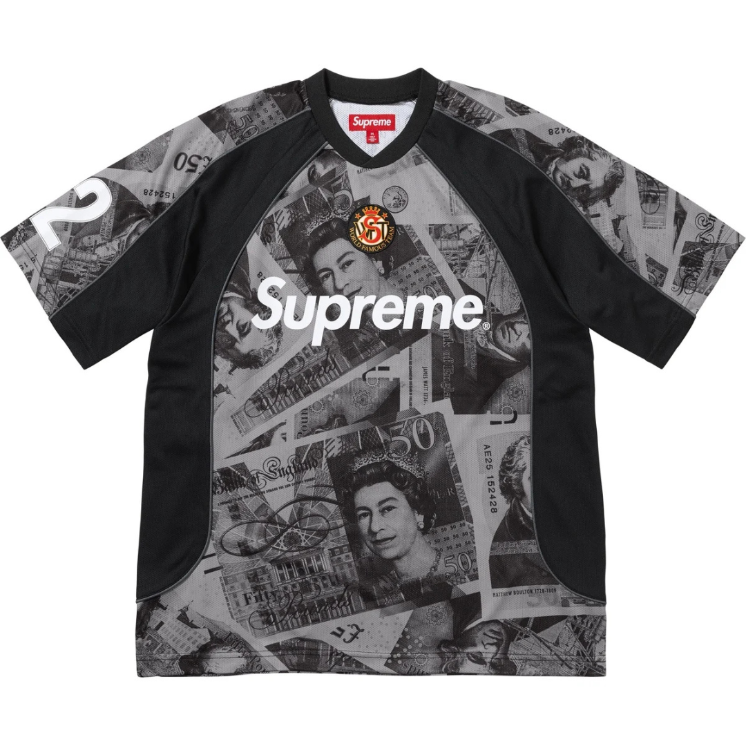 Supreme Pounds Soccer Jersey (Black)