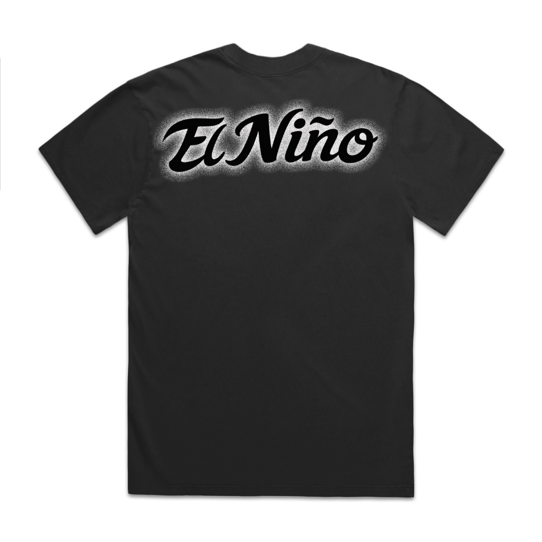 Cream Ricardo Sandoval Rhinestone Tee (Faded Black)