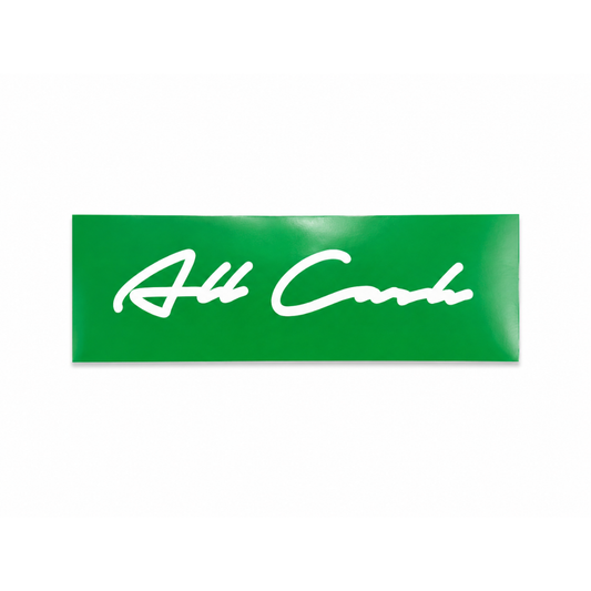 All Cash Box Logo Sticker (Green)