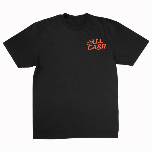 All Cash Friends Tee (Black/Red)