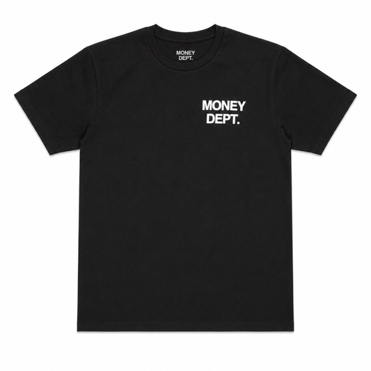 Money Dept x San Bernardino Puff Print Tee (Black)
