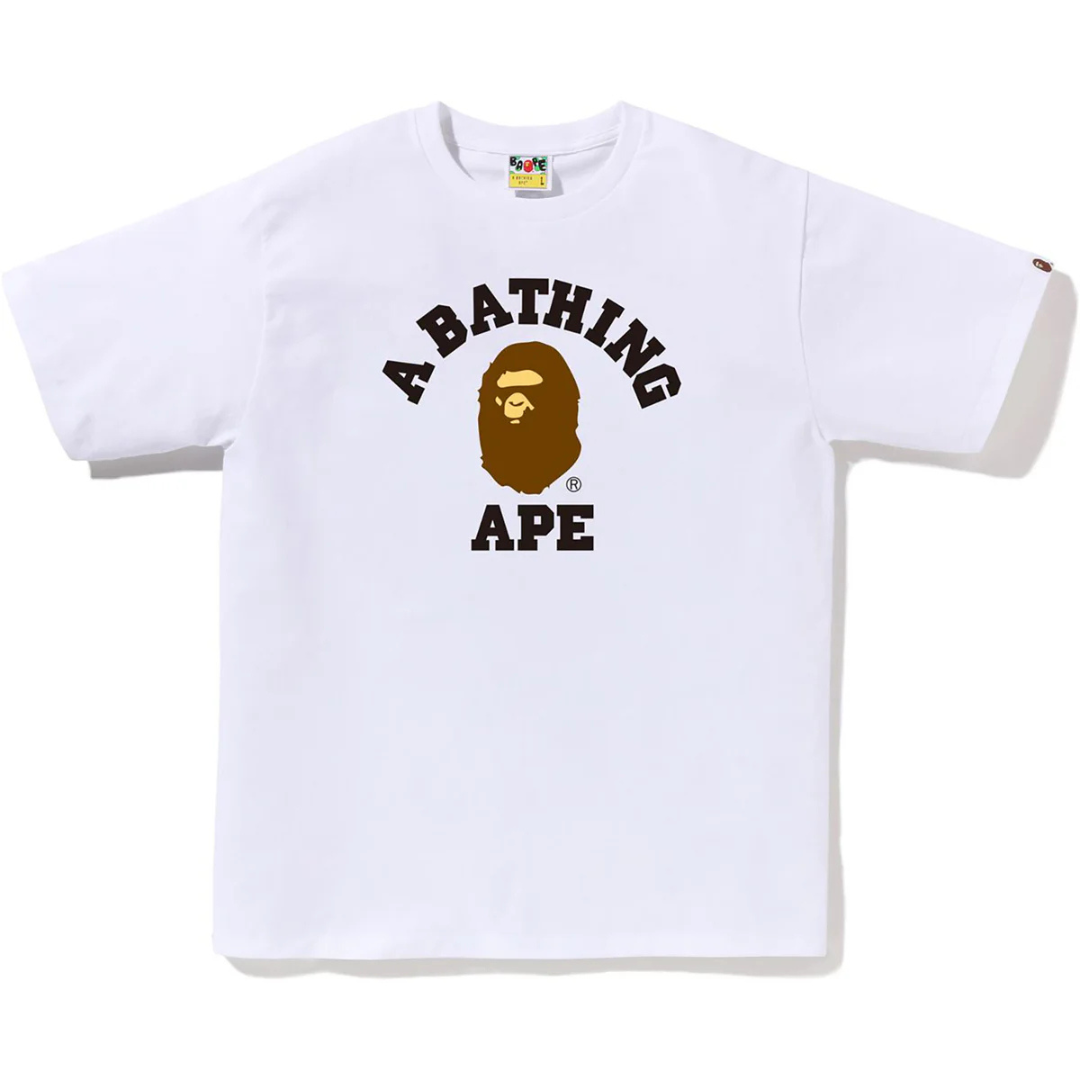 Bape College Tee (White)