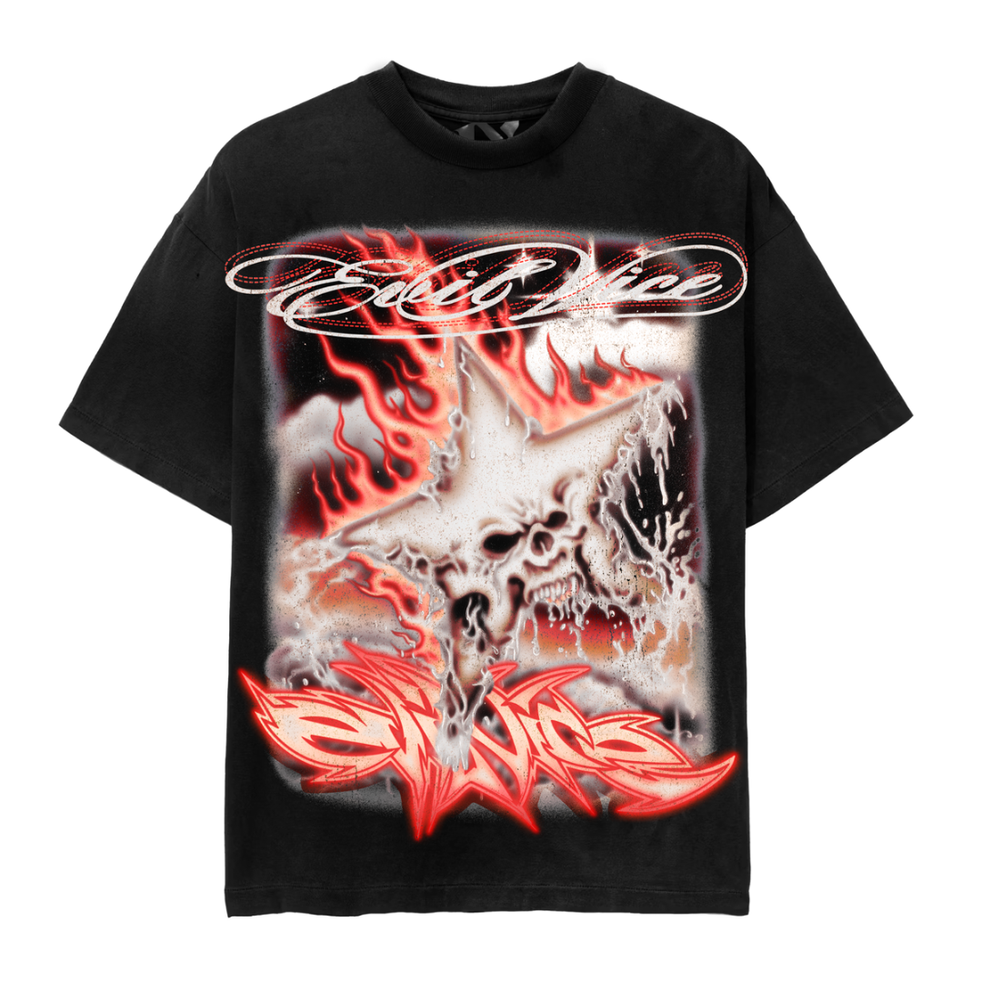 Evil Vice Evil Star Tee (Black)