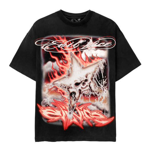 Evil Vice Evil Star Tee (Black)