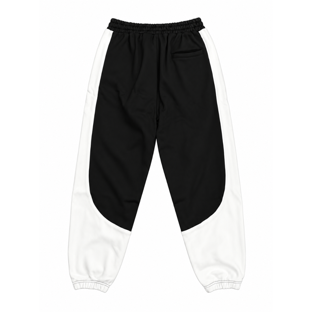 Cream Ricardo Sandoval Sweatpants (Black/White)