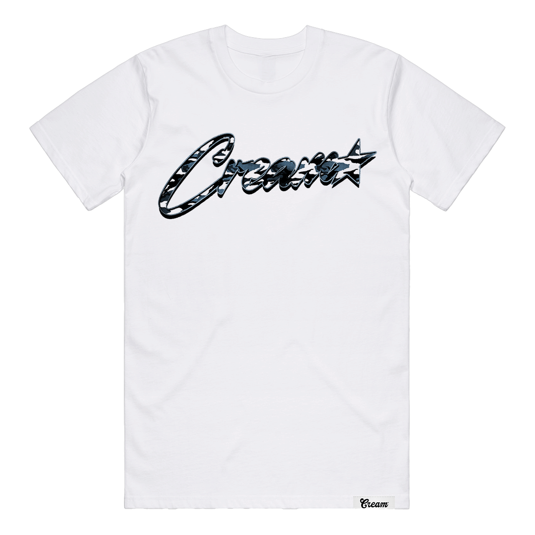 Cream Star Camo Tee (White)