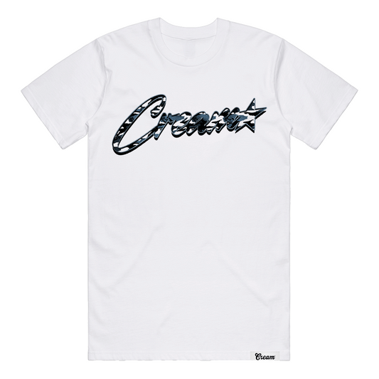 Cream Star Camo Tee (White)