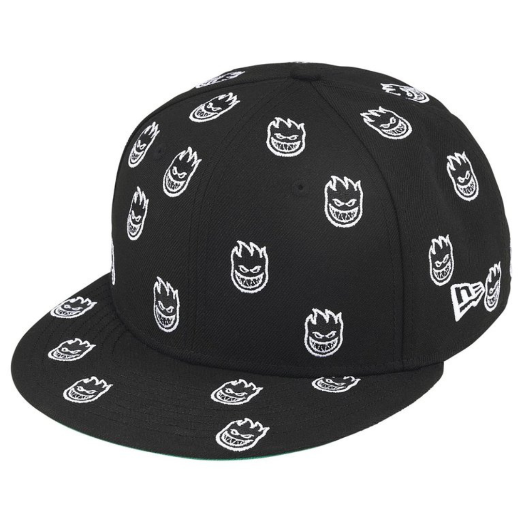 Supreme New Era Spitfire Fitted Hat (Black)