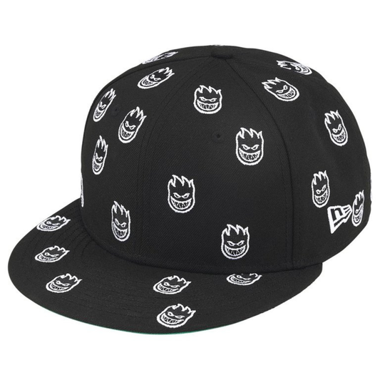 Supreme New Era Spitfire Fitted Hat (Black)