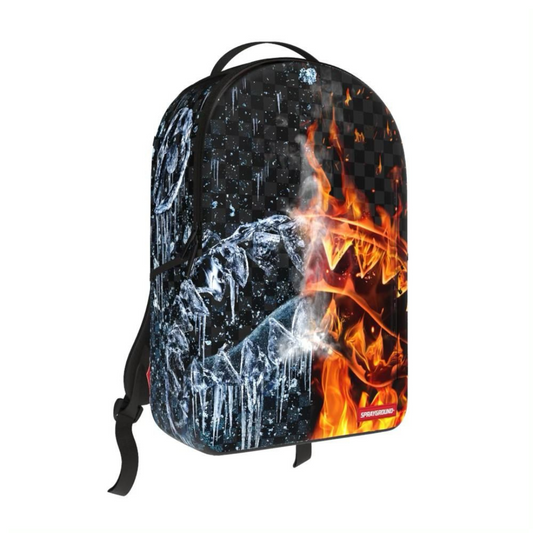 Sprayground Fire & Ice Shark DLXSV Backpack
