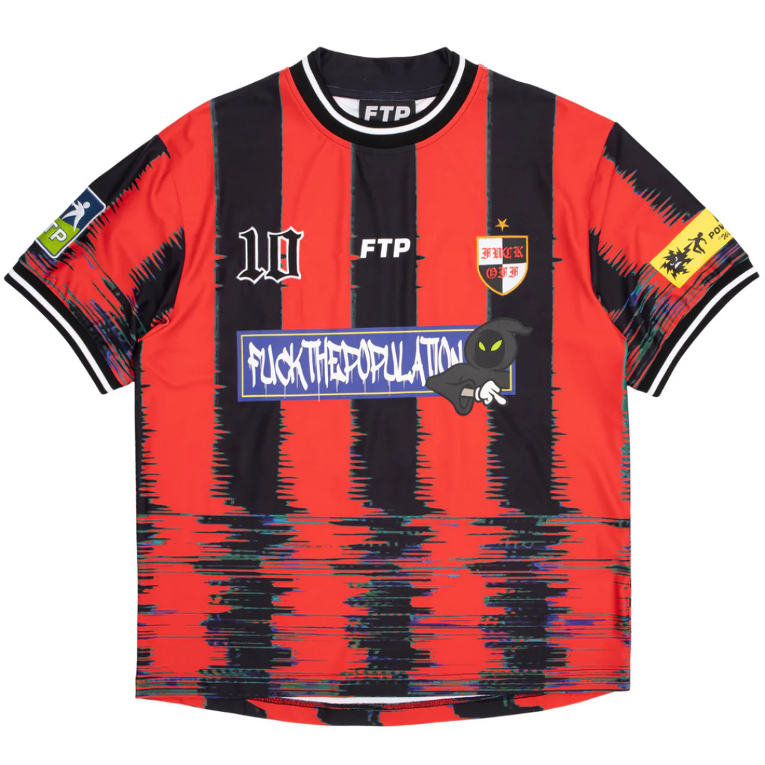 FTP Blurred Vision Soccer Jersey (Red)