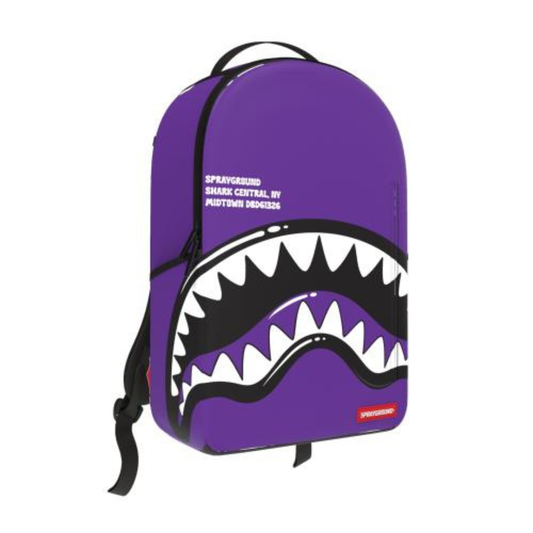 Sprayground Shark Central Bubbly Purple Backpack