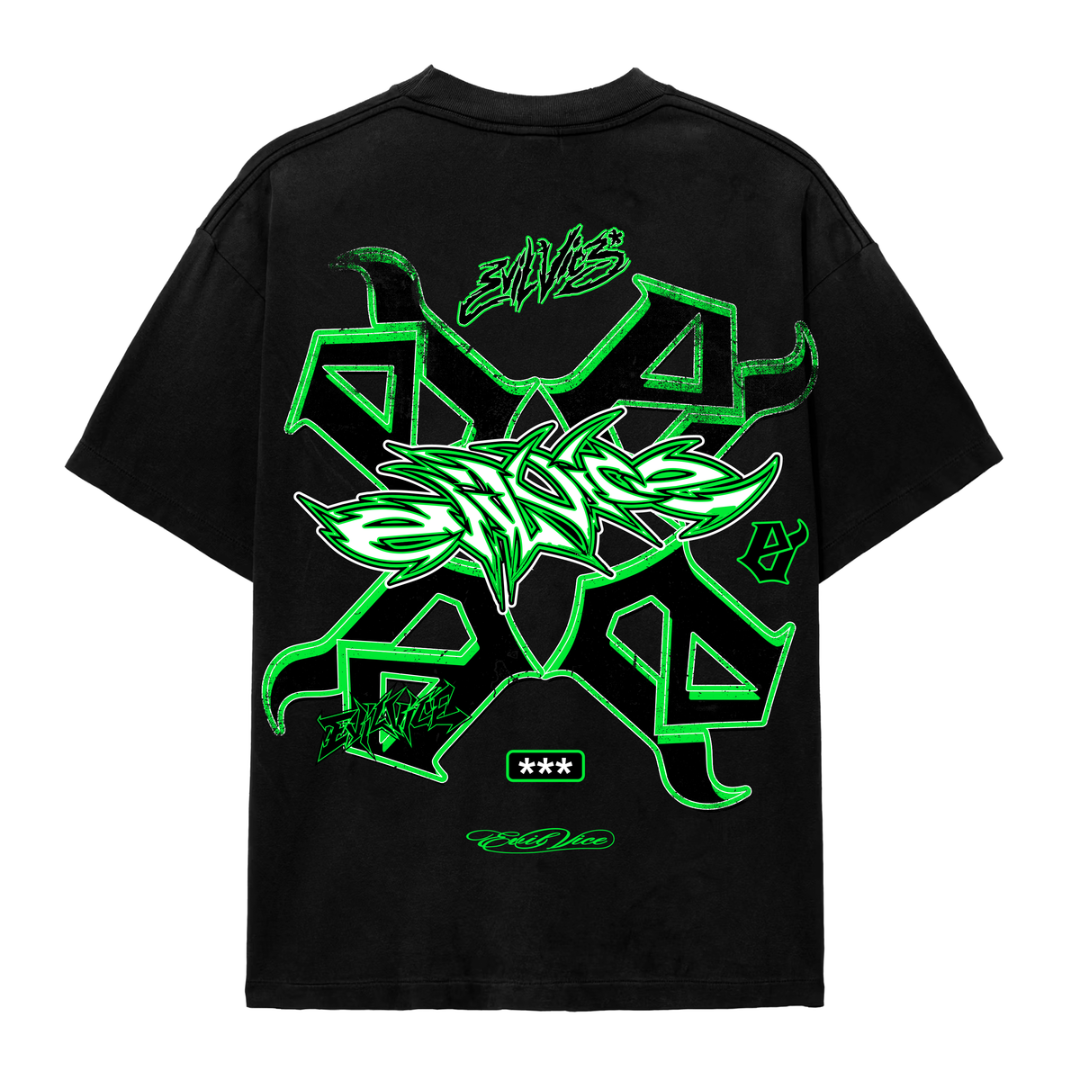 Evil Vice Slime Liberty Tee (Black)