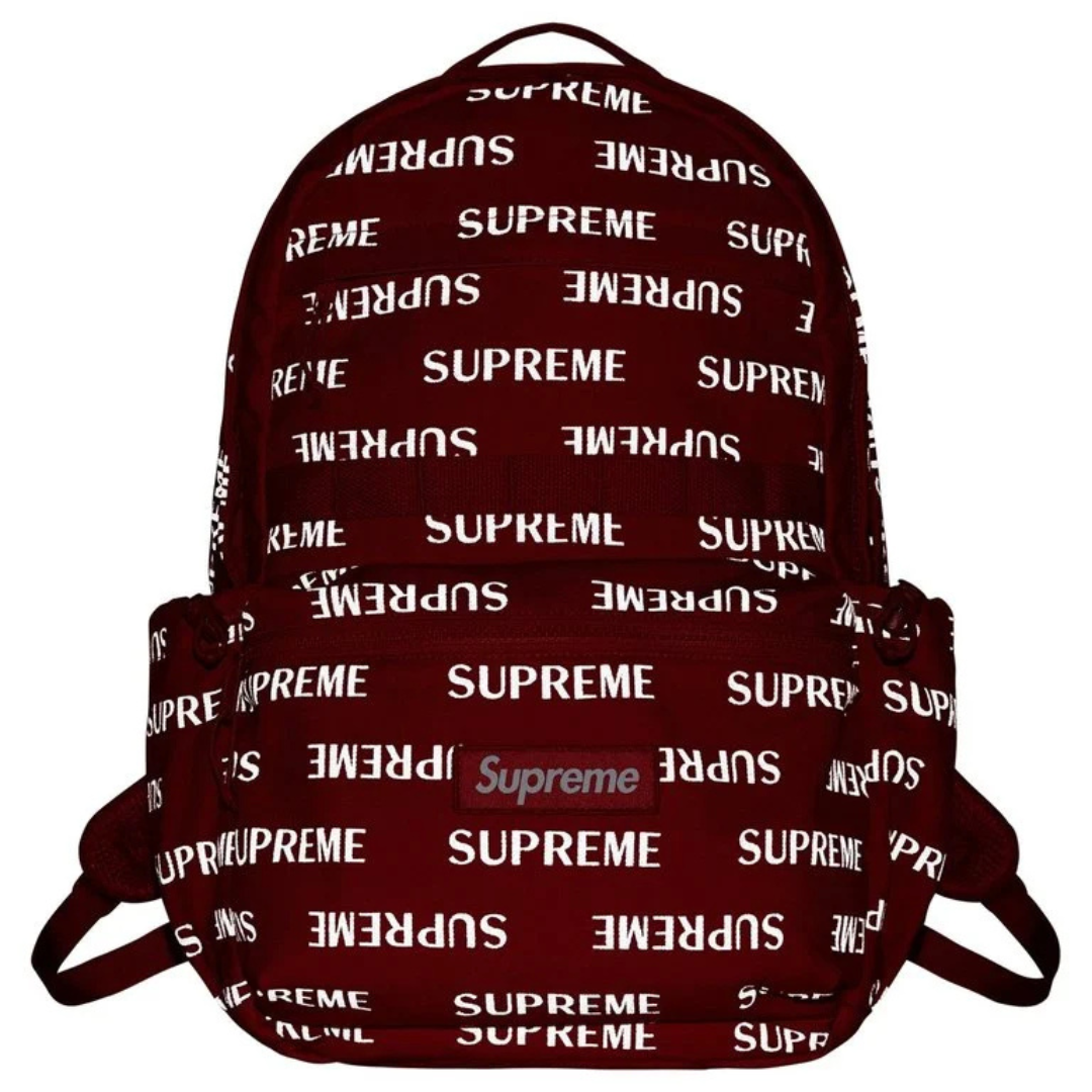 Supreme Logo Backpack (FW26)(Red)