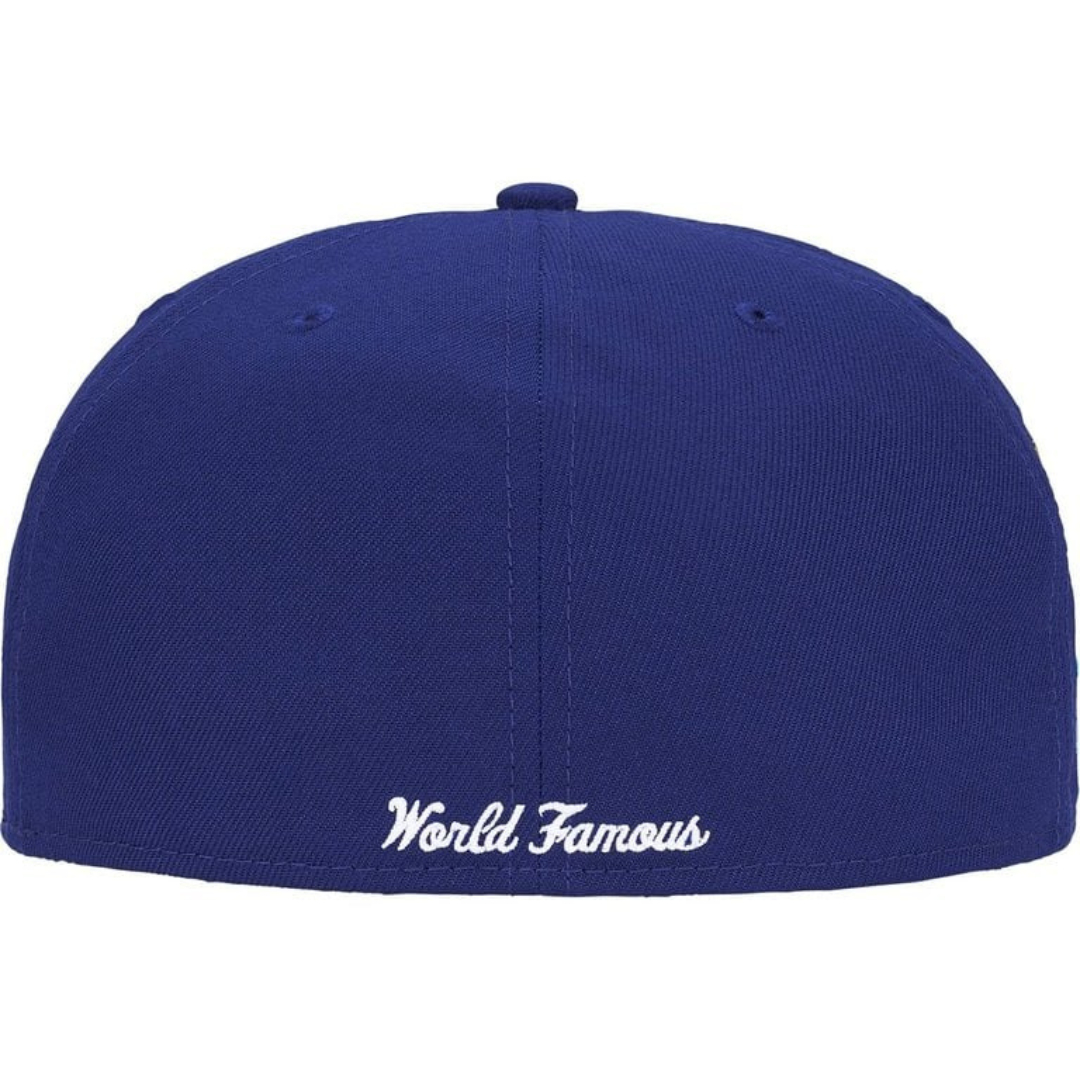 Supreme x New Era Shop Box Logo Fitted Hat (Royal)