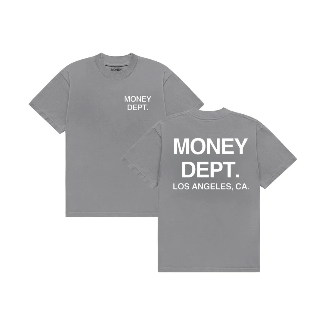 Money Dept Classic Tee (Grey/White)