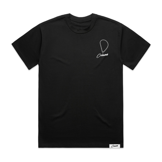 Cream Prayer Tee (Black)