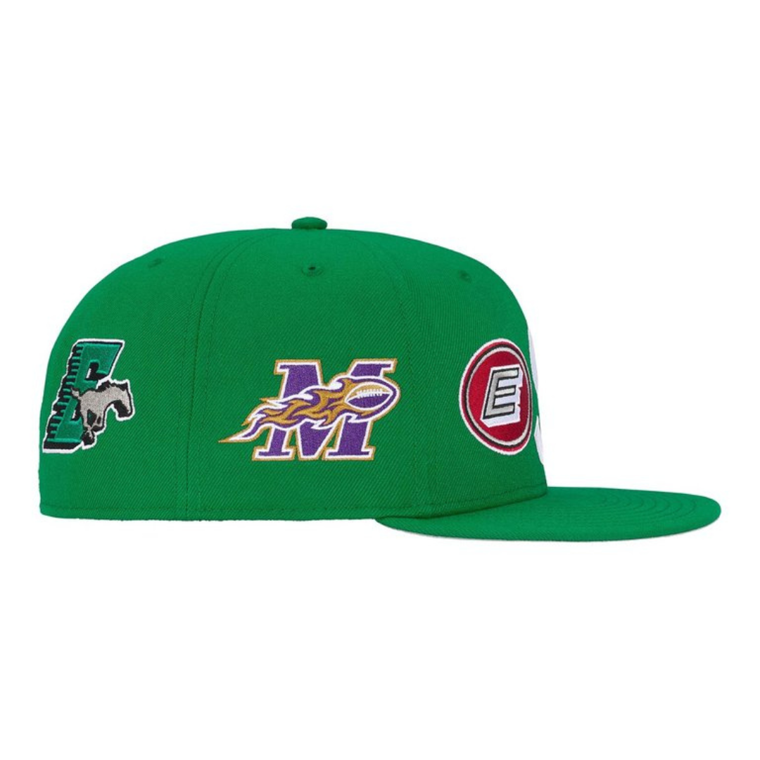 Supreme Mascots S Logo New Era 59Fifty Fitted Hat (Green)
