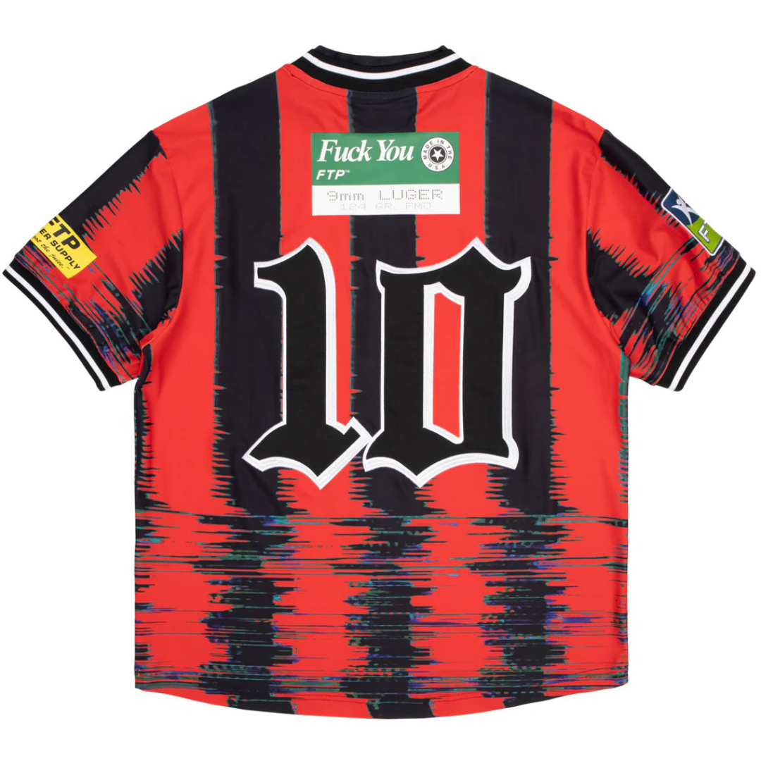 FTP Blurred Vision Soccer Jersey (Red)