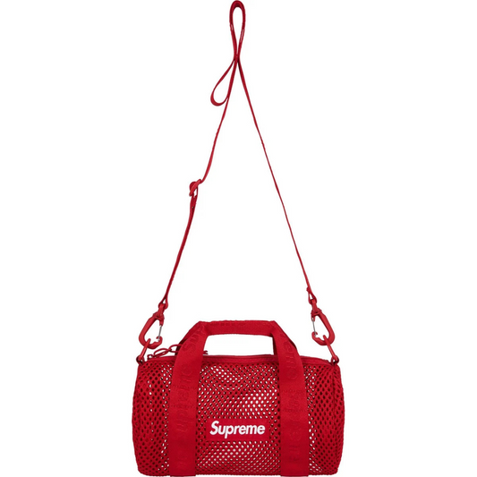 Supreme Mesh Mini Duffle Bag (SS25)(Red)