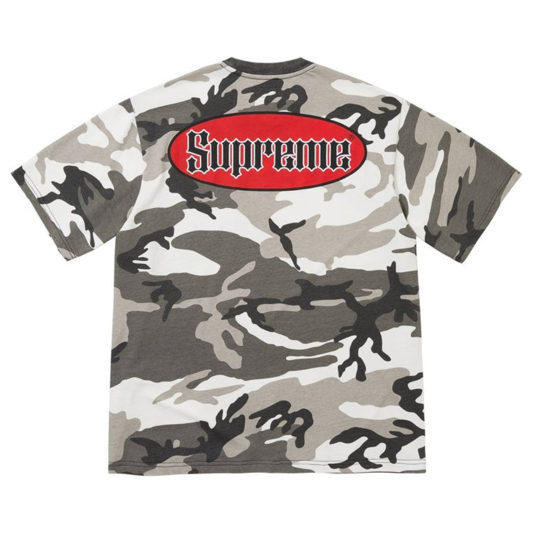 Supreme Cracked Pocket S/S Top (Snow Camo)