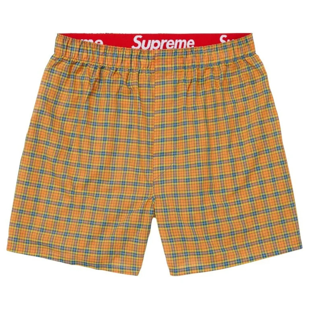 Supreme Hanes Plaid Boxers (4 Pack)